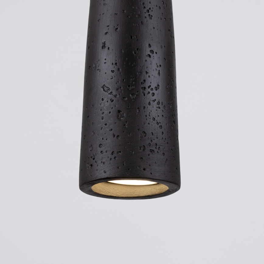 Chandelier on a string ELECTRA 1xGU10/10W/230V concrete/black