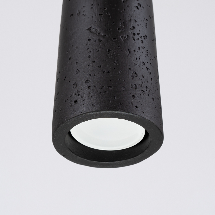Chandelier on a string ELECTRA 1xGU10/10W/230V concrete/black