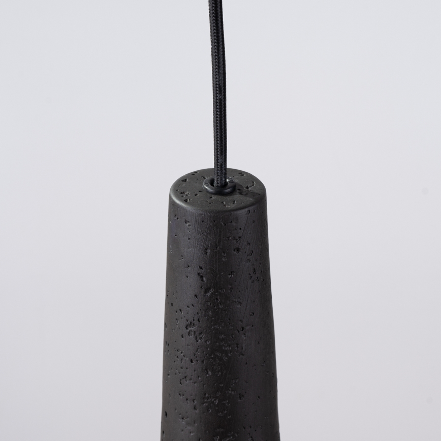 Chandelier on a string ELECTRA 1xGU10/10W/230V concrete/black