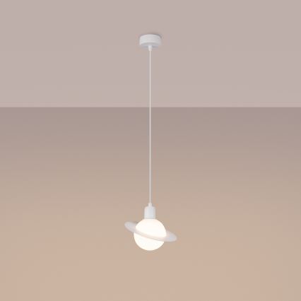 Chandelier on a string HYPERION 1xG9/8W/230V white