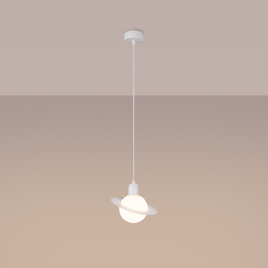 Chandelier on a string HYPERION 1xG9/8W/230V white