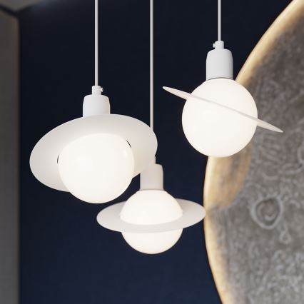 Chandelier on a string HYPERION 1xG9/8W/230V white