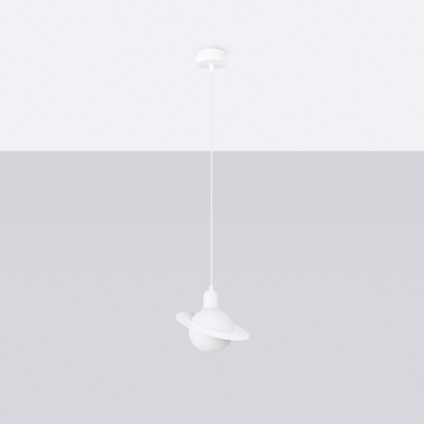 Chandelier on a string HYPERION 1xG9/8W/230V white