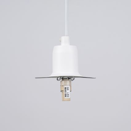 Chandelier on a string HYPERION 1xG9/8W/230V white