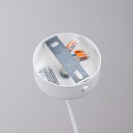 Chandelier on a string HYPERION 1xG9/8W/230V white