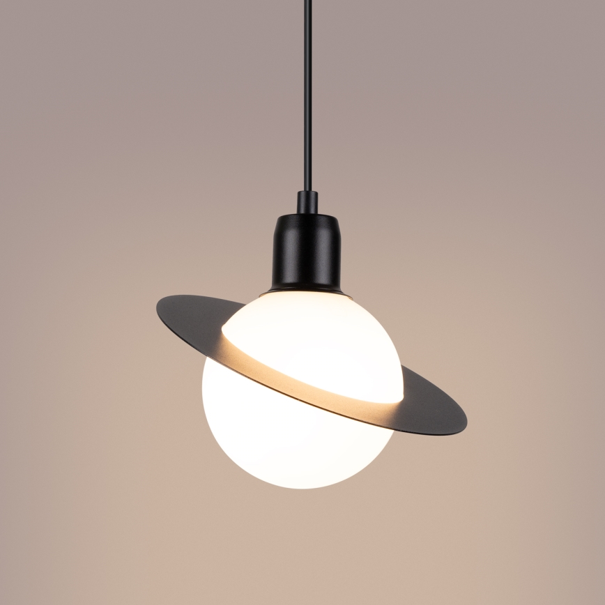 Chandelier on a string HYPERION 1xG9/8W/230V black