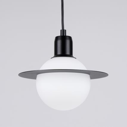 Chandelier on a string HYPERION 1xG9/8W/230V black