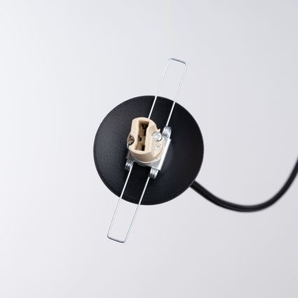 Chandelier on a string HYPERION 1xG9/8W/230V black