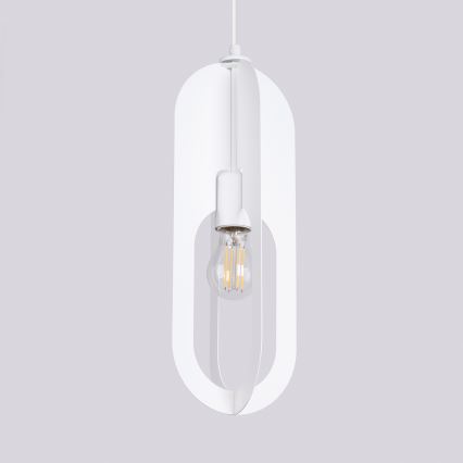 Chandelier on a string NICUS 1xE27/15W/230V white