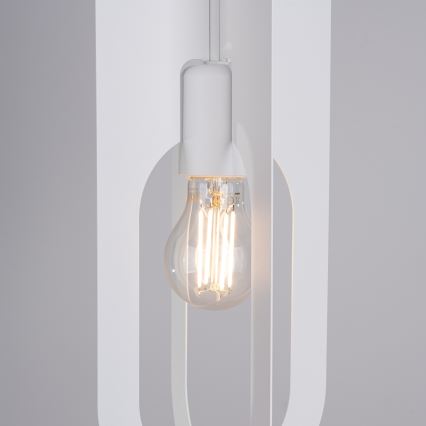 Chandelier on a string NICUS 1xE27/15W/230V white