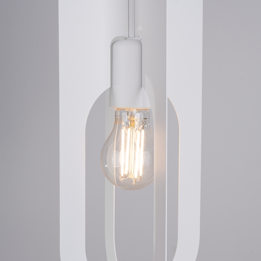 Chandelier on a string NICUS 1xE27/15W/230V white