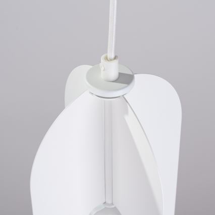 Chandelier on a string NICUS 1xE27/15W/230V white