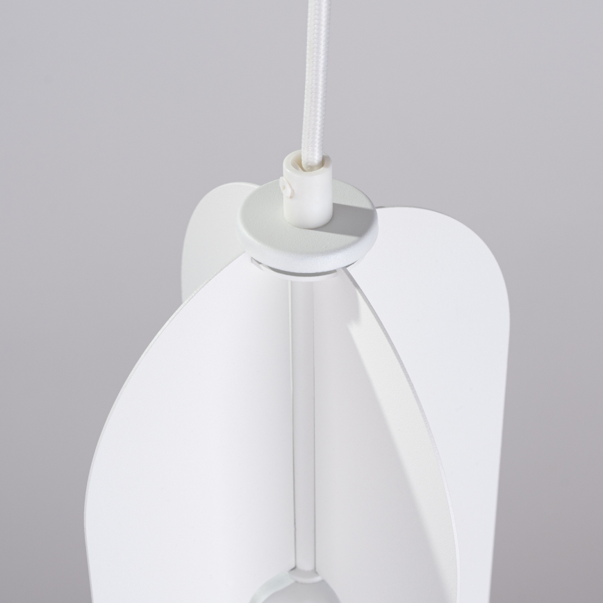 Chandelier on a string NICUS 1xE27/15W/230V white