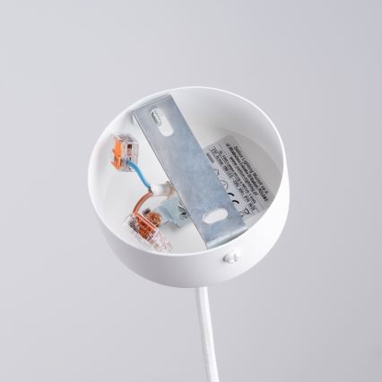 Chandelier on a string NICUS 1xE27/15W/230V white