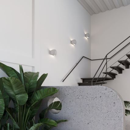 Wall light GLOBE 2xG9/8W/230V concrete/grey