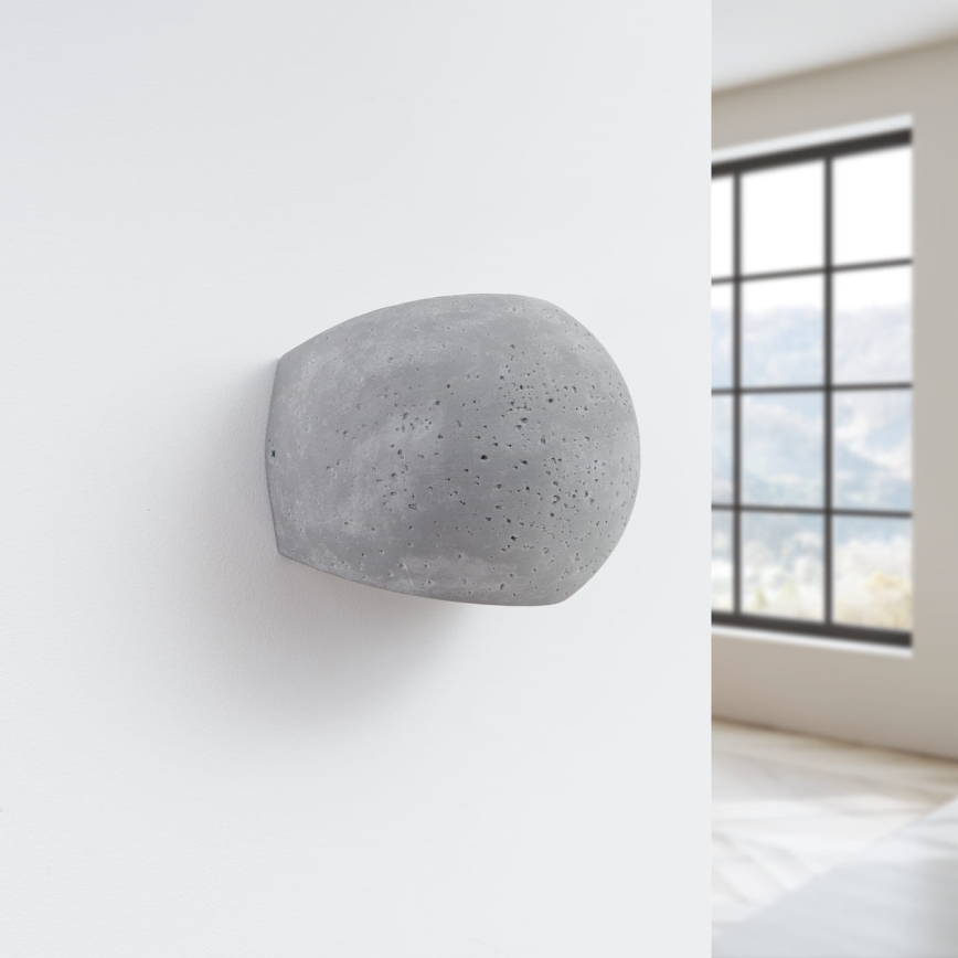 Wall light GLOBE 2xG9/8W/230V concrete/grey