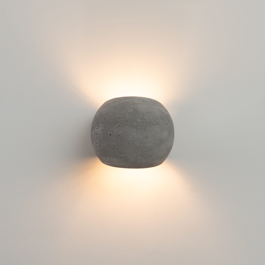 Wall light GLOBE 2xG9/8W/230V concrete/grey