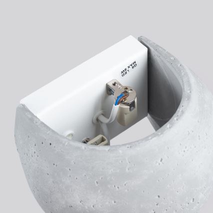 Wall light GLOBE 2xG9/8W/230V concrete/grey
