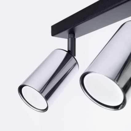 Spotlight WINX 2xGU10/10W/230V black/shiny chrome