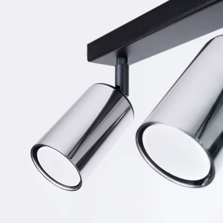 Spotlight WINX 2xGU10/10W/230V black/shiny chrome