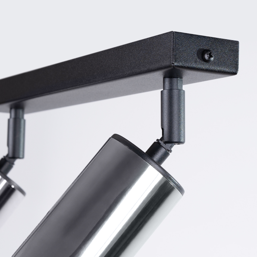 Spotlight WINX 2xGU10/10W/230V black/shiny chrome