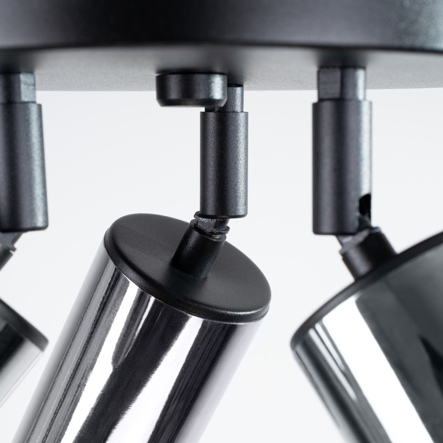 Spotlight WINX 3xGU10/10W/230V black/shiny chrome