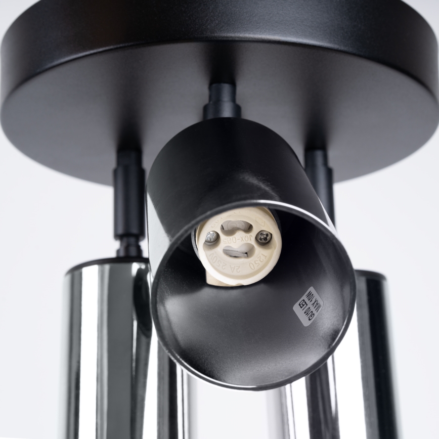 Spotlight WINX 3xGU10/10W/230V black/shiny chrome