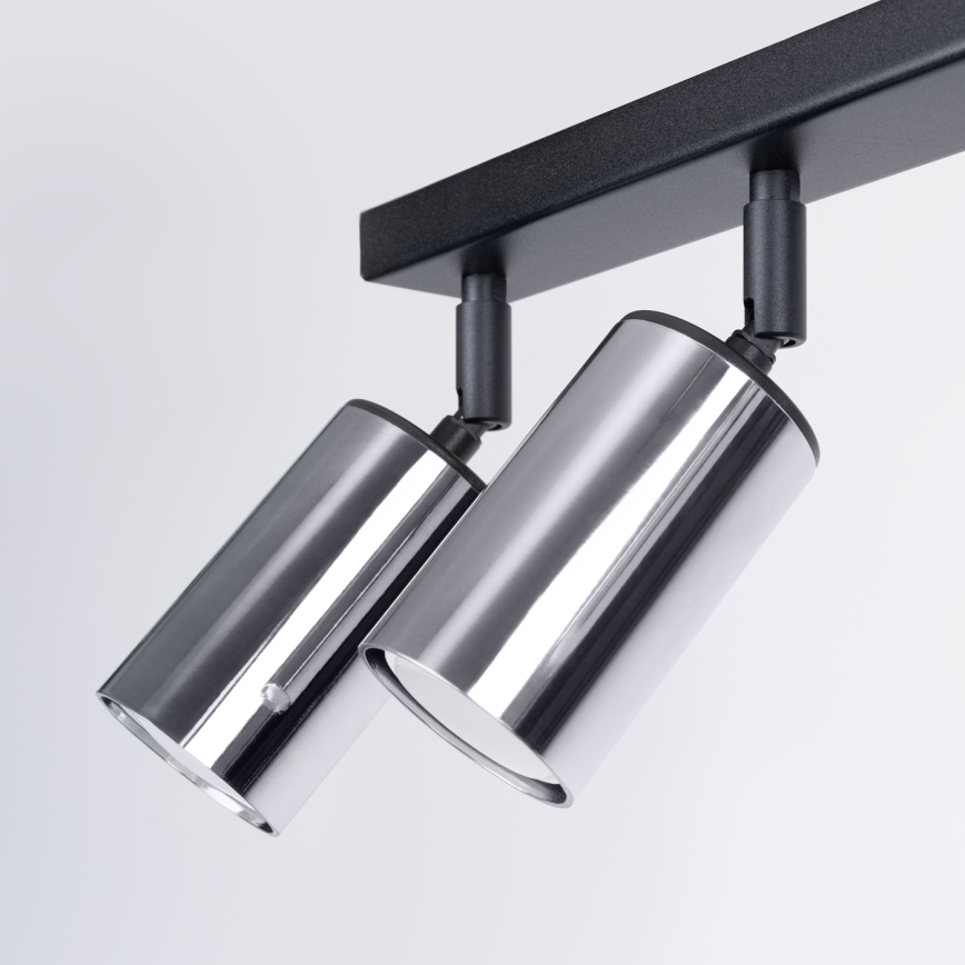 Spotlight WINX 6xGU10/10W/230V black/shiny chrome
