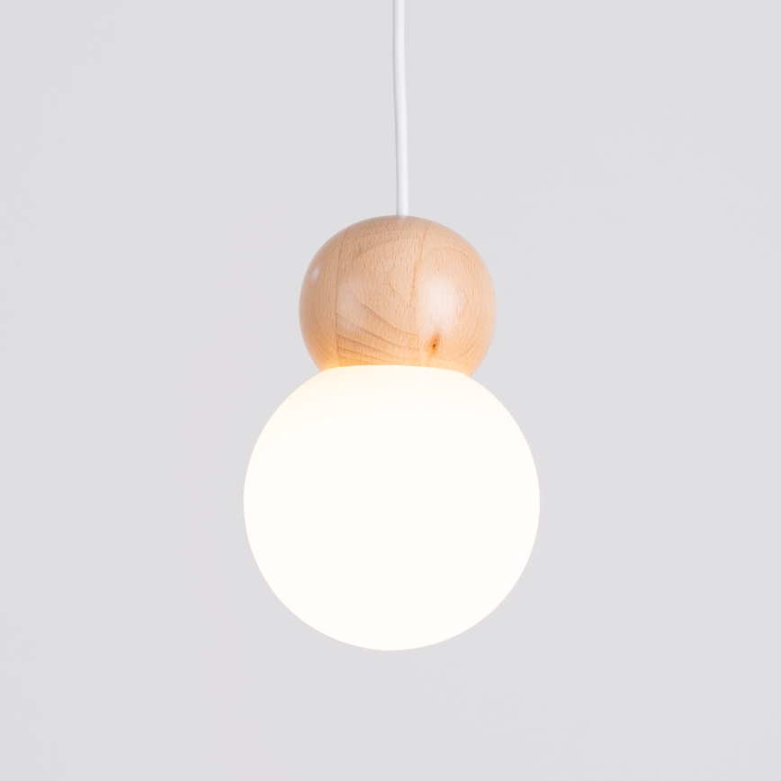 Chandelier on a string PEKKA 1xG9/8W/230V white