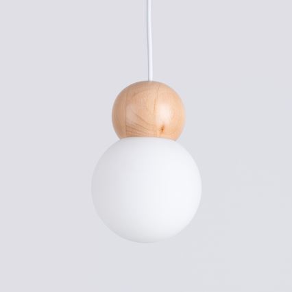 Chandelier on a string PEKKA 1xG9/8W/230V white