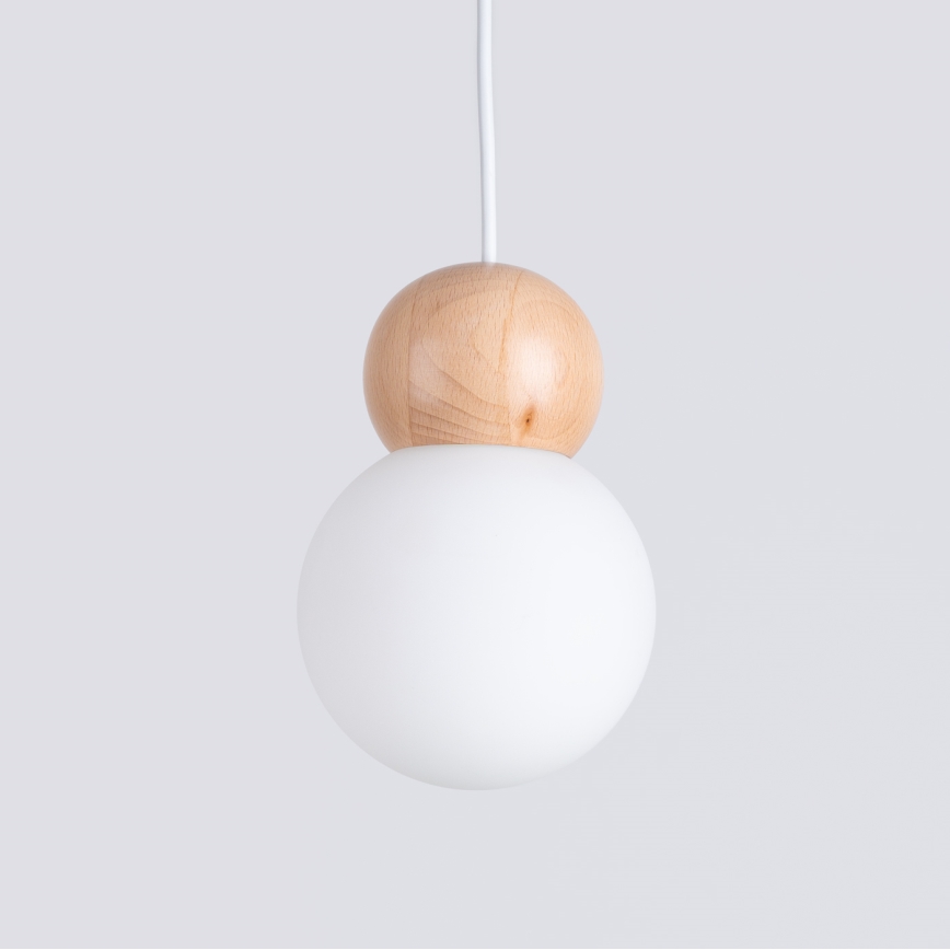 Chandelier on a string PEKKA 1xG9/8W/230V white