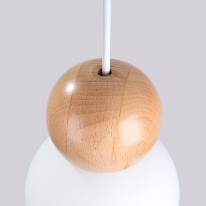 Chandelier on a string PEKKA 1xG9/8W/230V white
