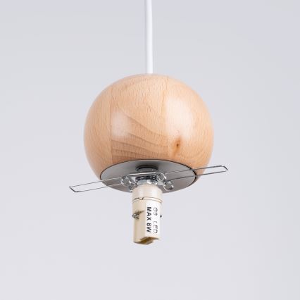 Chandelier on a string PEKKA 1xG9/8W/230V white