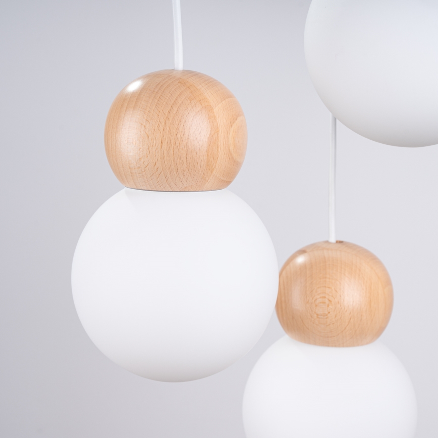 Chandelier on a string PEKKA 3xG9/8W/230V white