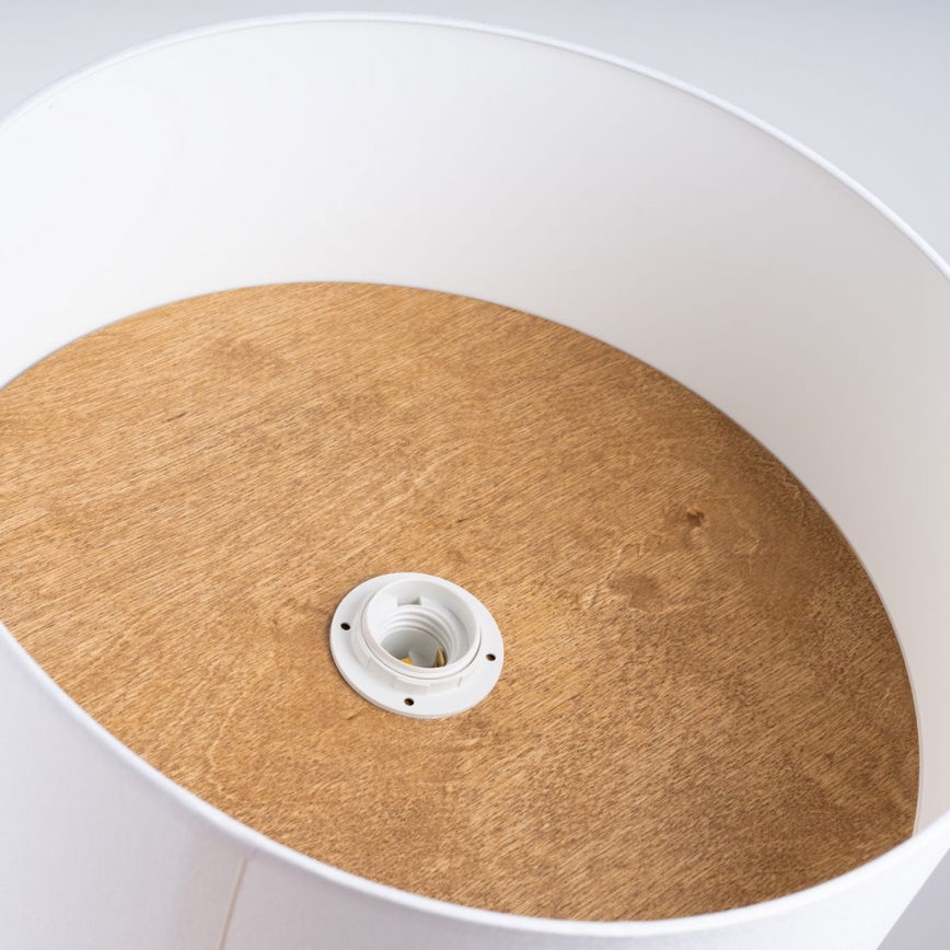 Ceiling light TELESTO 1xE27/15W/230V d. 35 cm white/beige