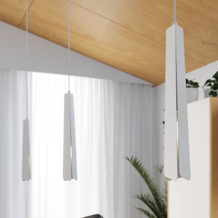 Chandelier on a string PRYSM 1xG9/8W/230V white