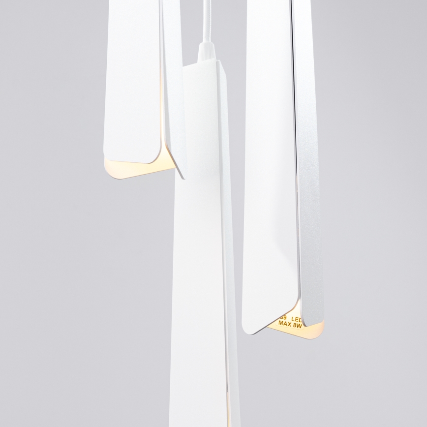 Chandelier on a string PRYSM 3xG9/8W/230V white