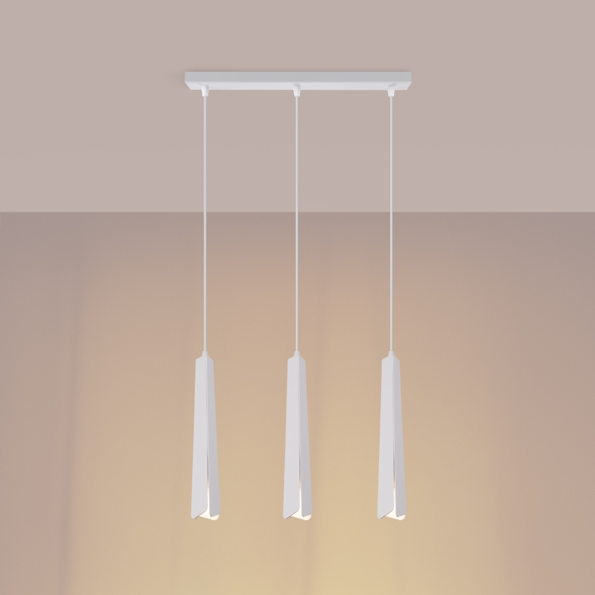 Chandelier on a string PRYSM 3xG9/8W/230V white