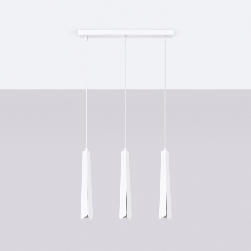 Chandelier on a string PRYSM 3xG9/8W/230V white