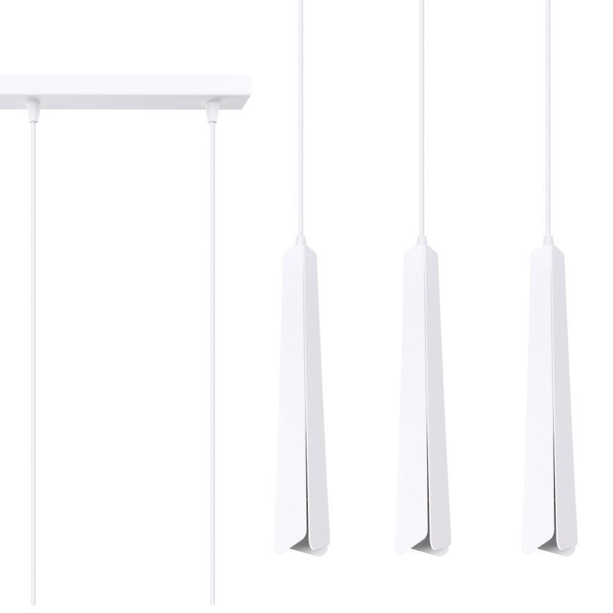 Chandelier on a string PRYSM 3xG9/8W/230V white