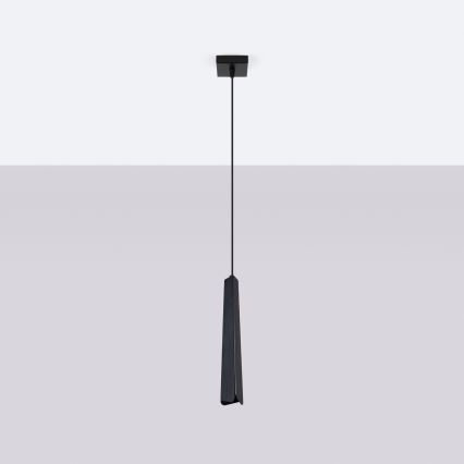Chandelier on a string PRYSM 1xG9/8W/230V black
