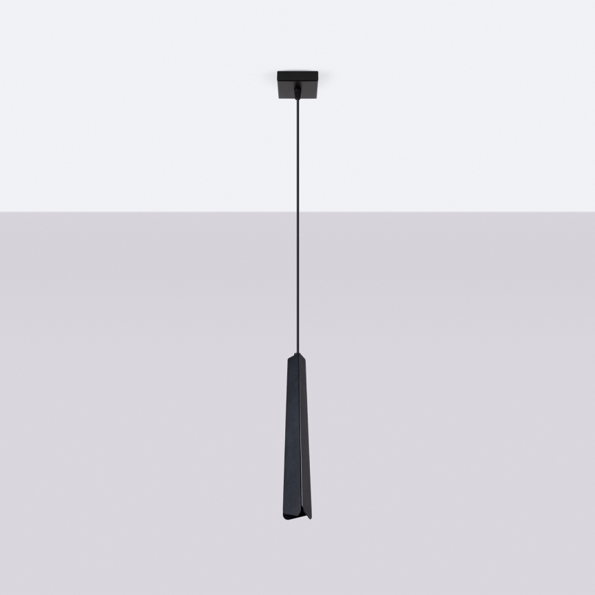 Chandelier on a string PRYSM 1xG9/8W/230V black
