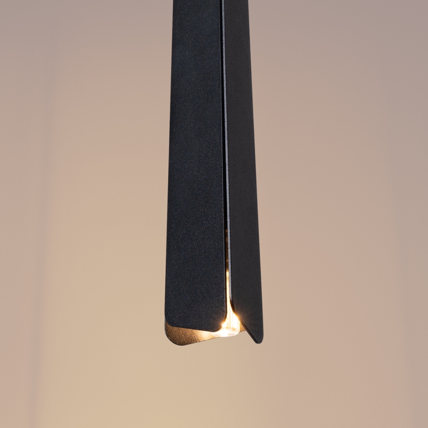 Chandelier on a string PRYSM 1xG9/8W/230V black