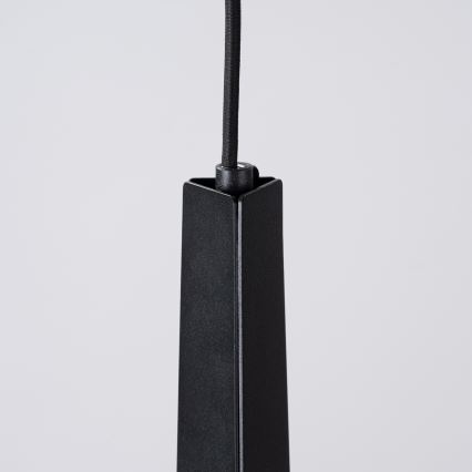 Chandelier on a string PRYSM 1xG9/8W/230V black