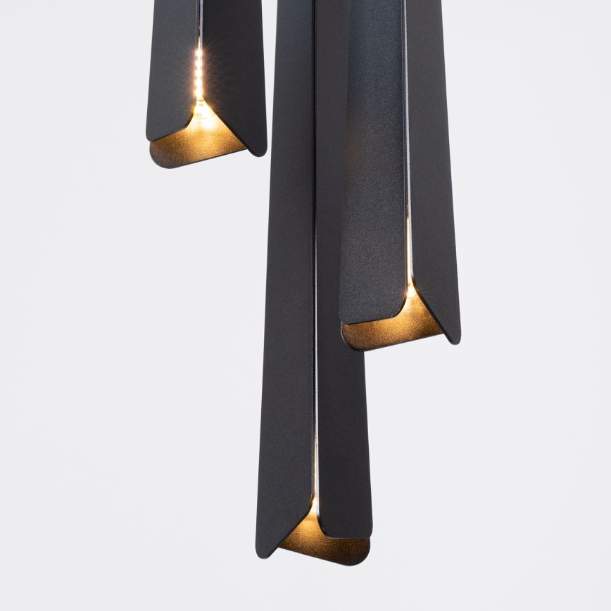 Chandelier on a string PRYSM 3xG9/8W/230V black