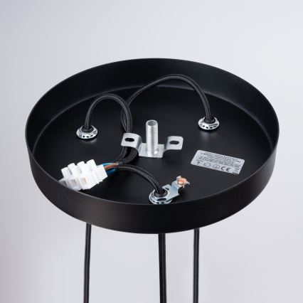 Chandelier on a string PRYSM 3xG9/8W/230V black