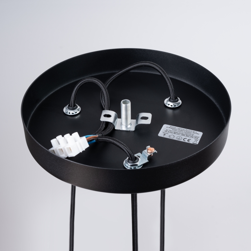 Chandelier on a string PRYSM 3xG9/8W/230V black
