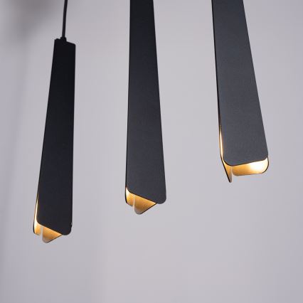 Chandelier on a string PRYSM 3xG9/8W/230V black