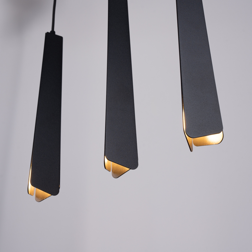 Chandelier on a string PRYSM 3xG9/8W/230V black