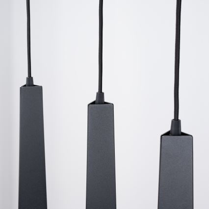Chandelier on a string PRYSM 3xG9/8W/230V black